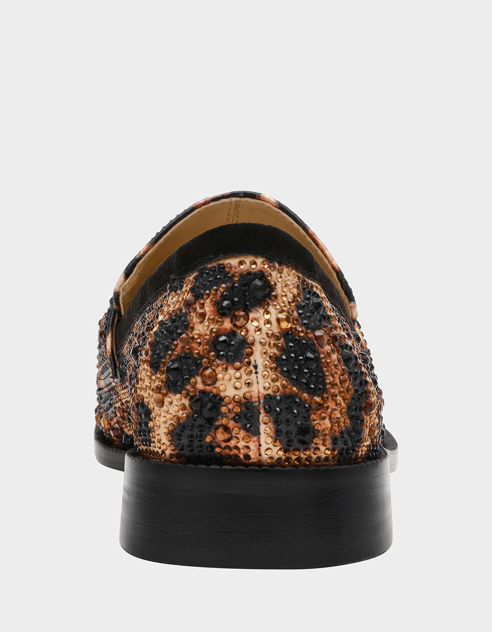 CANNE LEOPARD Slip-On Embellished Rhinestone Women's Loafer | Betsey Johnson Featured