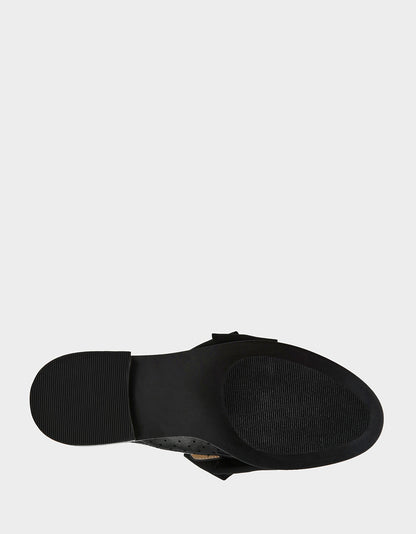 SETH BLACK Women's Mesh Pearl Bow Slip-On Loafer | Betsey Johnson Premium