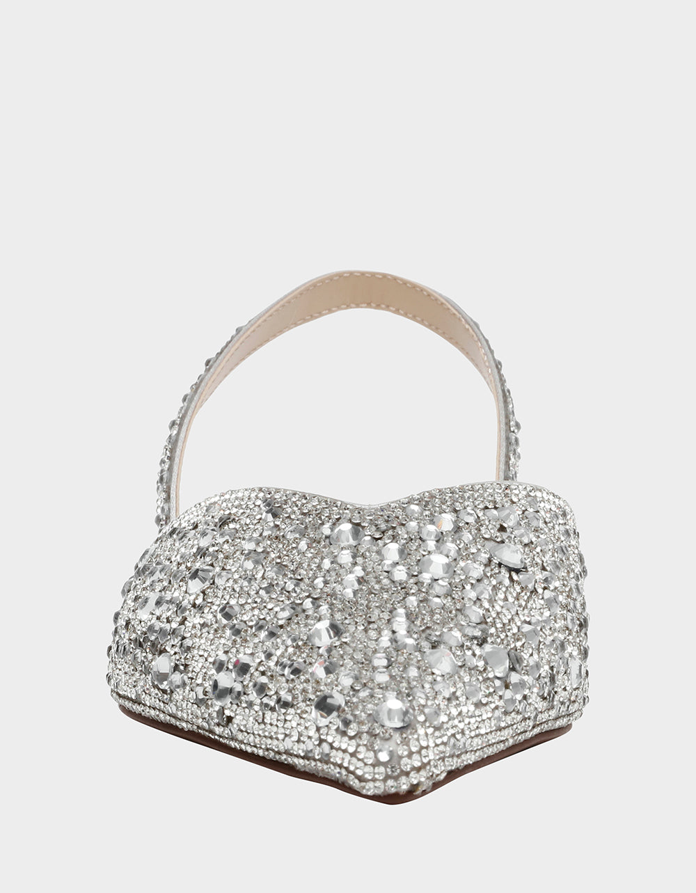 VANCE SILVER Rhinestone Slingback Flats | Betsey Johnson Featured