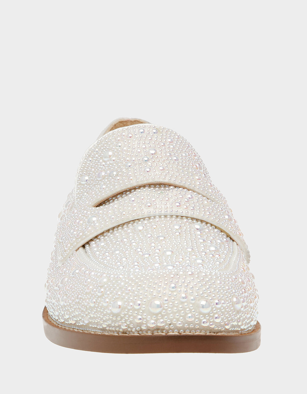 ARON IVORY Pearl Loafers | Betsey Johnson Classic