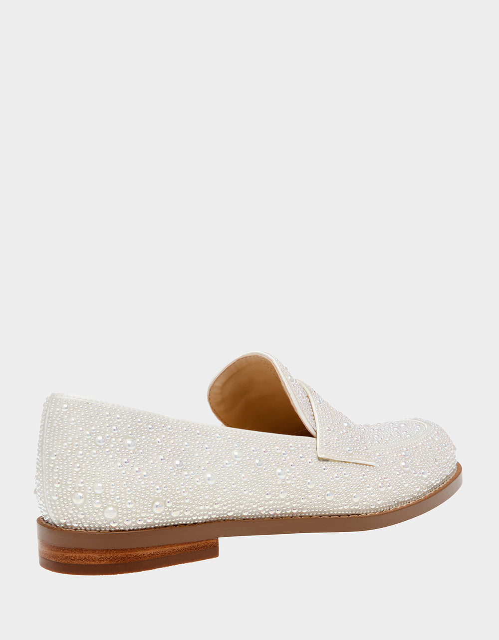 ARON IVORY Pearl Loafers | Betsey Johnson Classic