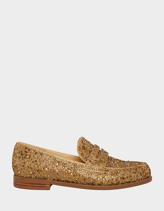 ARON GOLD Loafers | Betsey Johnson Classic