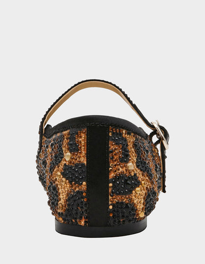 LOREL LEOPARD Women's Leopard Mary Jane Ballet Flat | Betsey Johnson New