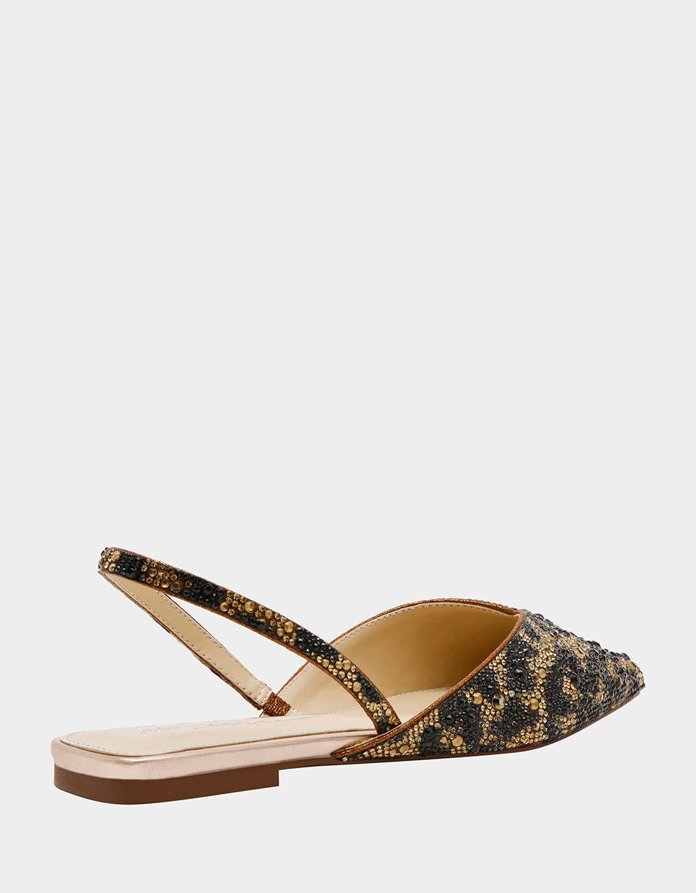 VANCE LEOPARD Slingback Flat | Betsey Johnson Classic