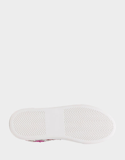 SIDNY MULTI LIPS Women's Rhinestone Platform Sneaker | Betsey Johnson New