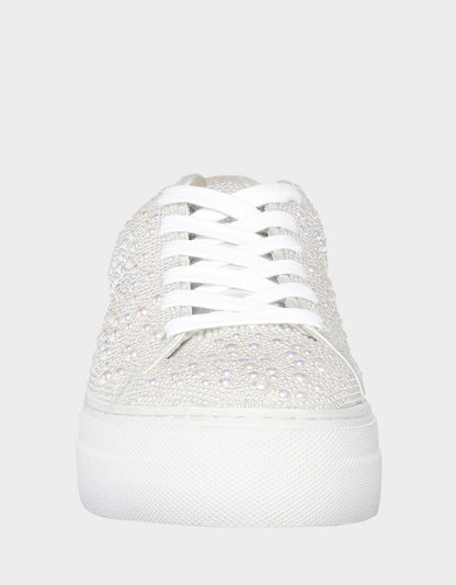 SB-SIDNY IVORY Pearl Sneaker | Betsey Johnson Sale