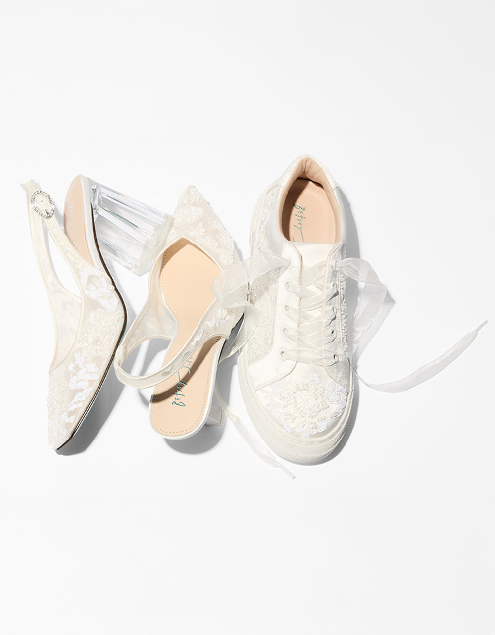 THEAA IVORY Platform Low-Top Lace-Up Sneakers | Betsey Johnson Signature