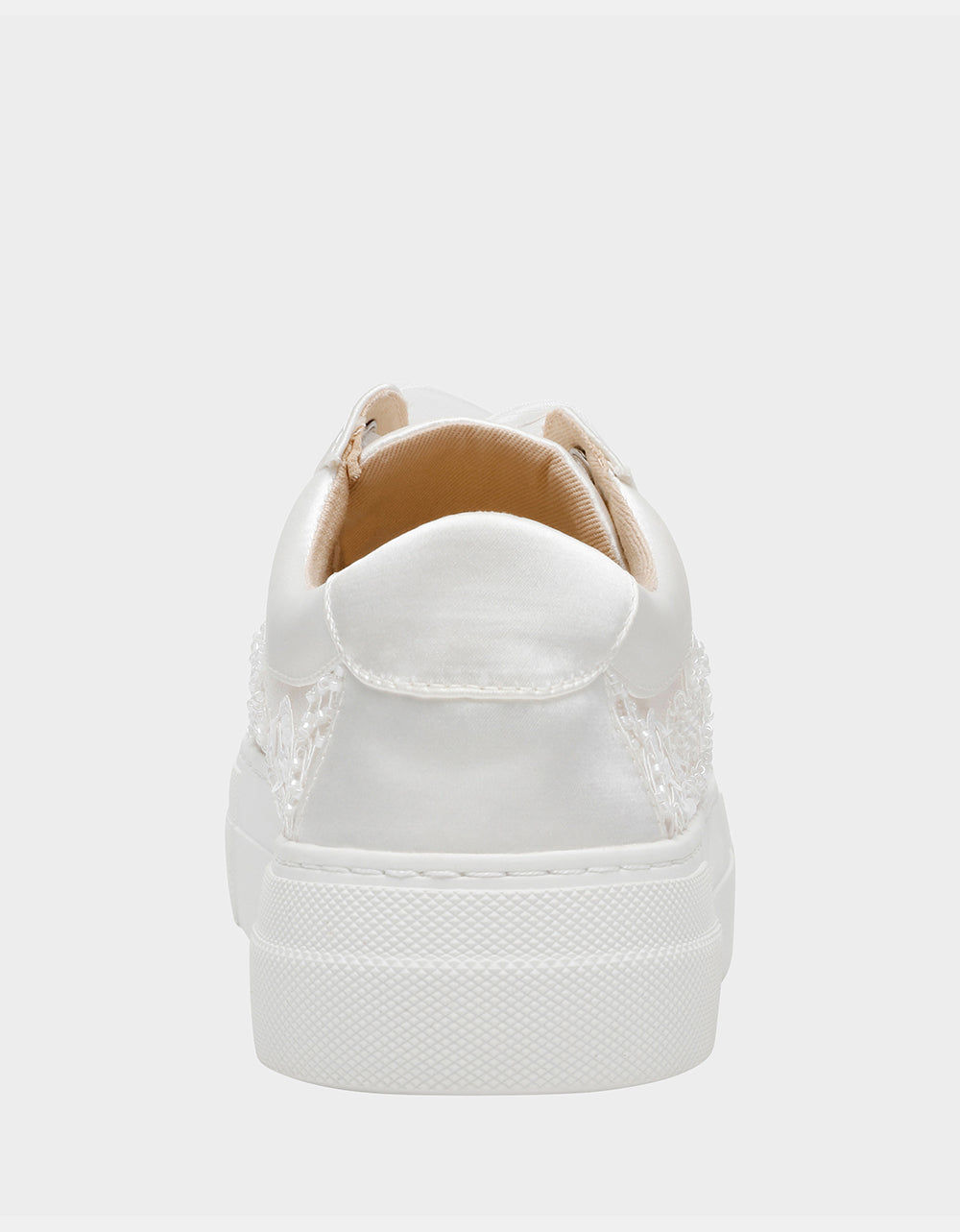 THEAA IVORY Platform Low-Top Lace-Up Sneakers | Betsey Johnson Signature