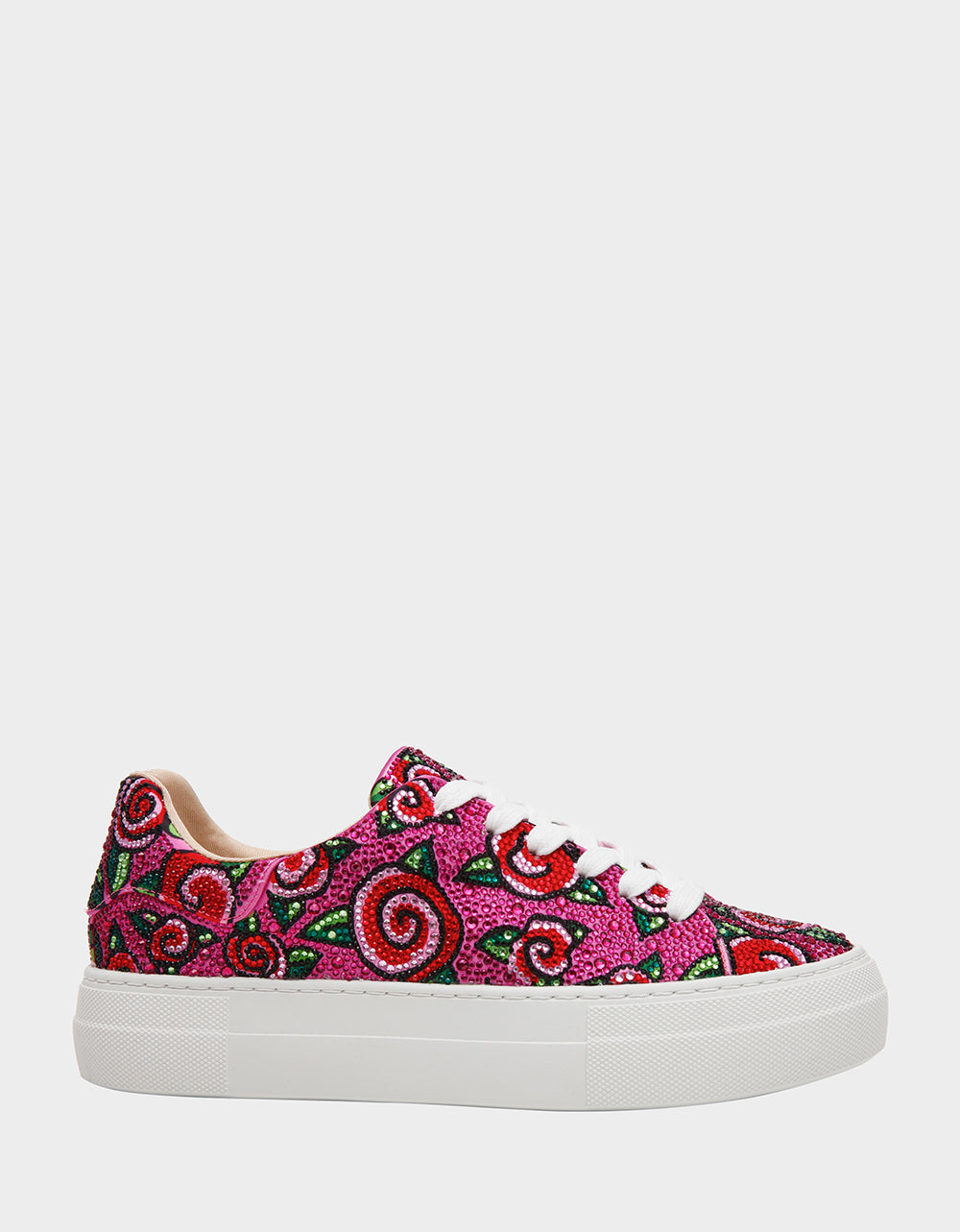 SIDNY FUCHSIA ROSE Women's Tennis Sneaker | Betsey Johnson Customer Favorite