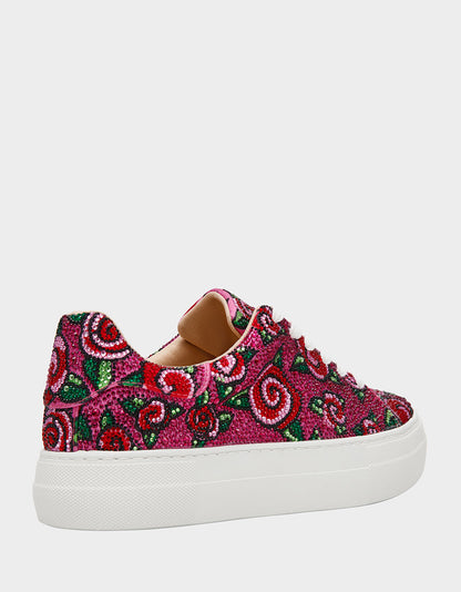 SIDNY FUCHSIA ROSE Women's Tennis Sneaker | Betsey Johnson Customer Favorite