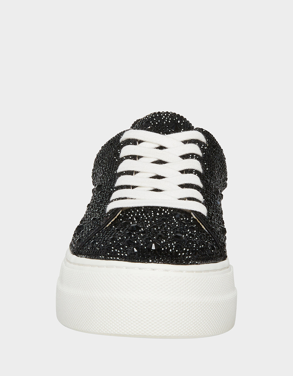 SB-SIDNY BLACK Rhinestone Sneaker | Betsey Johnson Latest