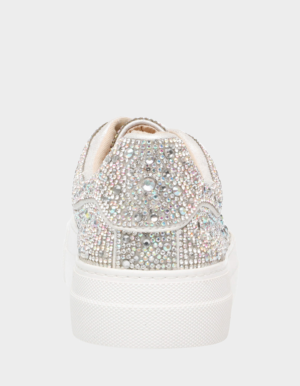 SIDNY RHINESTONES Lace Up Sneakers | Betsey Johnson Quality