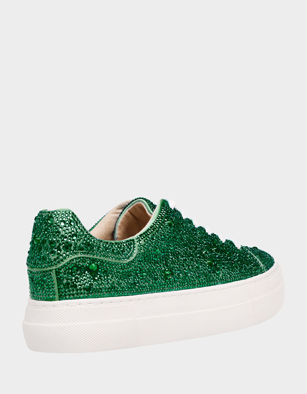 SIDNY EMERALD Rhinestone Sneaker | Betsey Johnson Discount