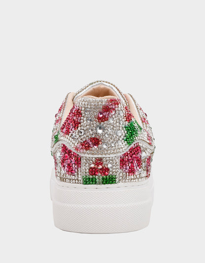 SIDNY HOLLY Women's Christmas Holly Sneaker | Betsey Johnson Everyday