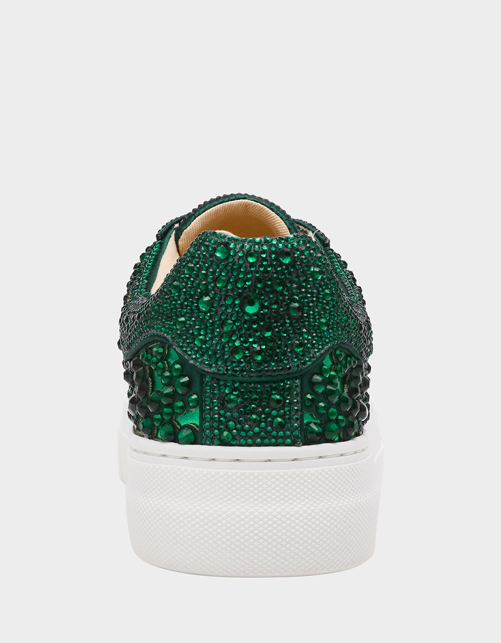 REILY EMERALD Platform Low-Top Lace-Up Rhinestone Women's Sneaker | Betsey Johnson Everyday
