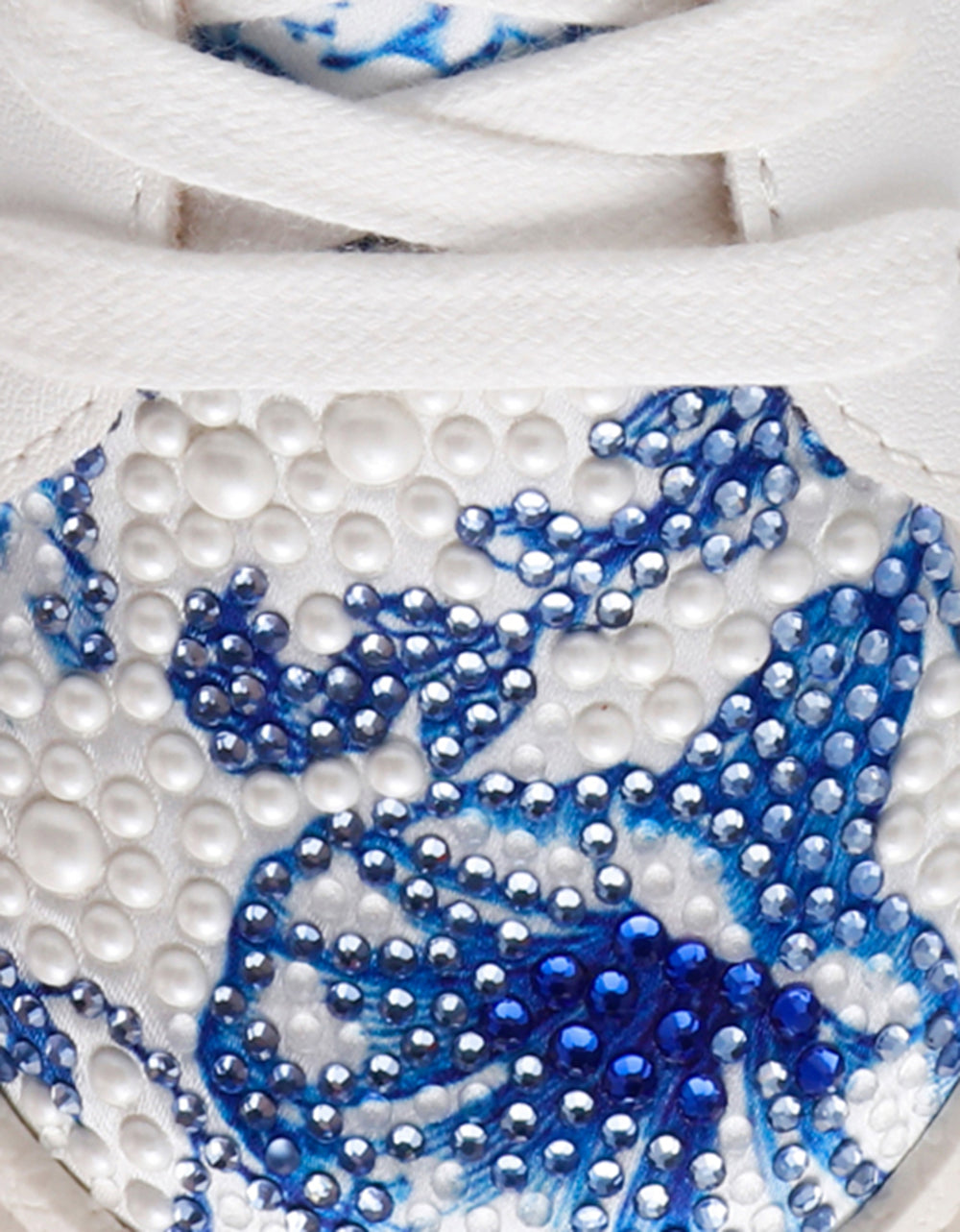 DAMON WHITE/BLUE FLORAL Women's Blue Floral Sneaker | Betsey Johnson Great Value