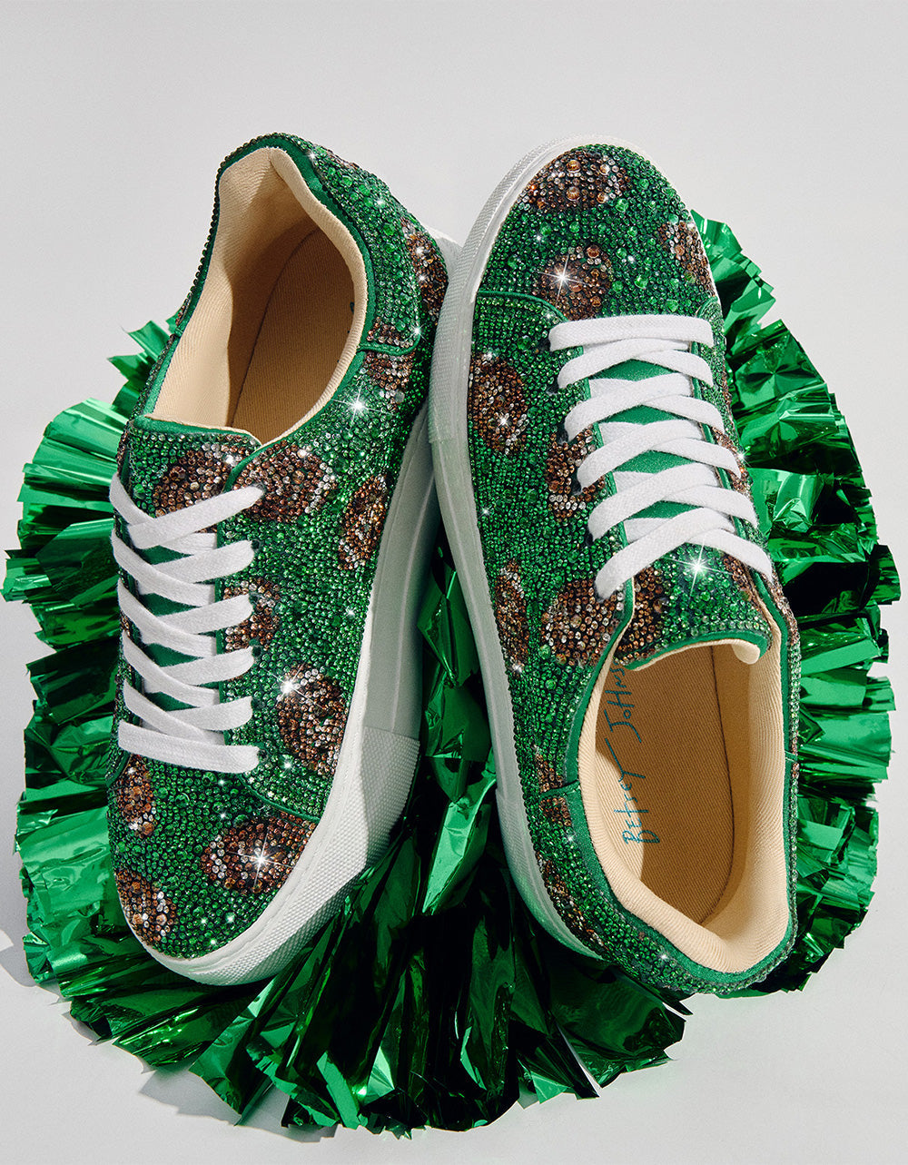 SIDNY GREEN FOOTBALL Women's Football Sneaker | Betsey Johnson Customer Favorite
