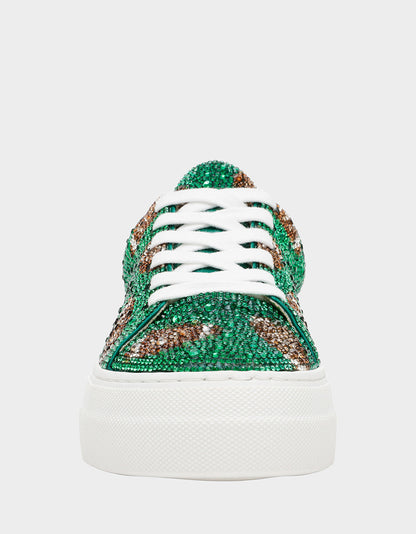 SIDNY GREEN FOOTBALL Women's Football Sneaker | Betsey Johnson Customer Favorite