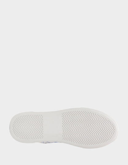 NINO BLUE FLORAL Platform Low-Top Lace-Up Sneakers | Betsey Johnson Smart Buy