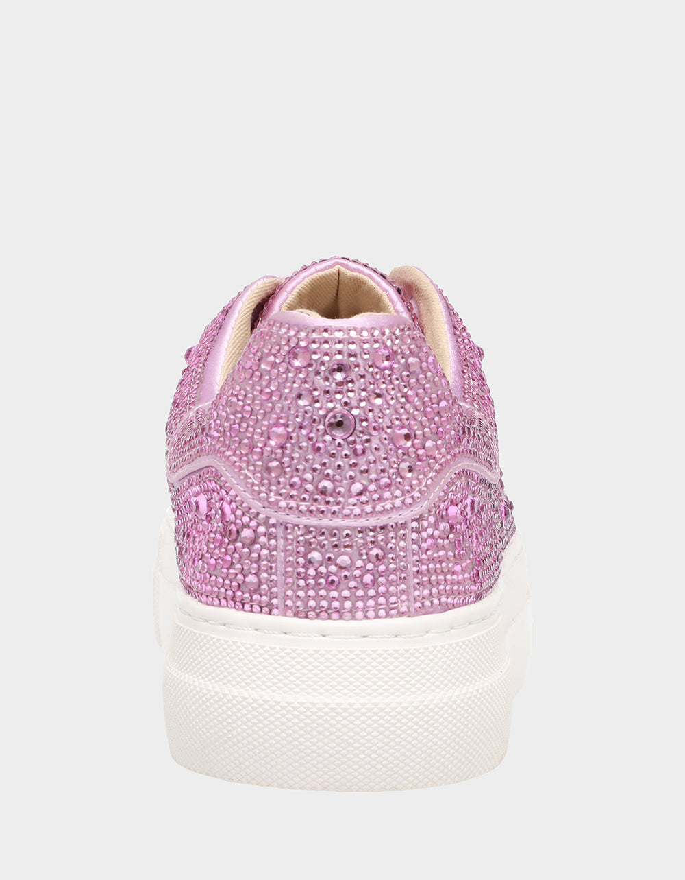 SIDNY LIGHT PINK Rhinestone Sneaker | Betsey Johnson Classic