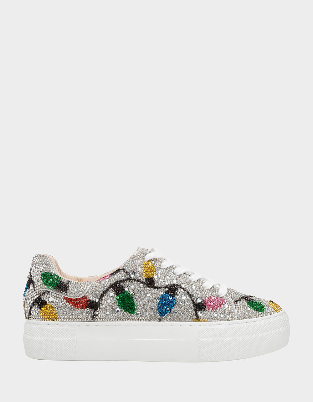 SIDNY MULTI LIGHTS Women's Christmas Lights Sneaker | Betsey Johnson Classic