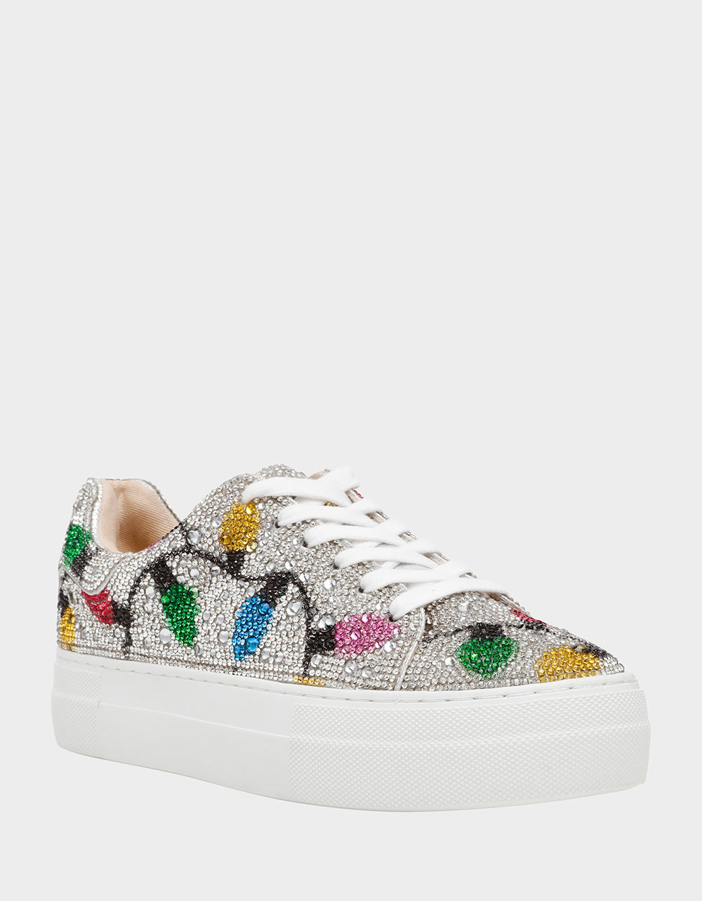 SIDNY MULTI LIGHTS Women's Christmas Lights Sneaker | Betsey Johnson Classic