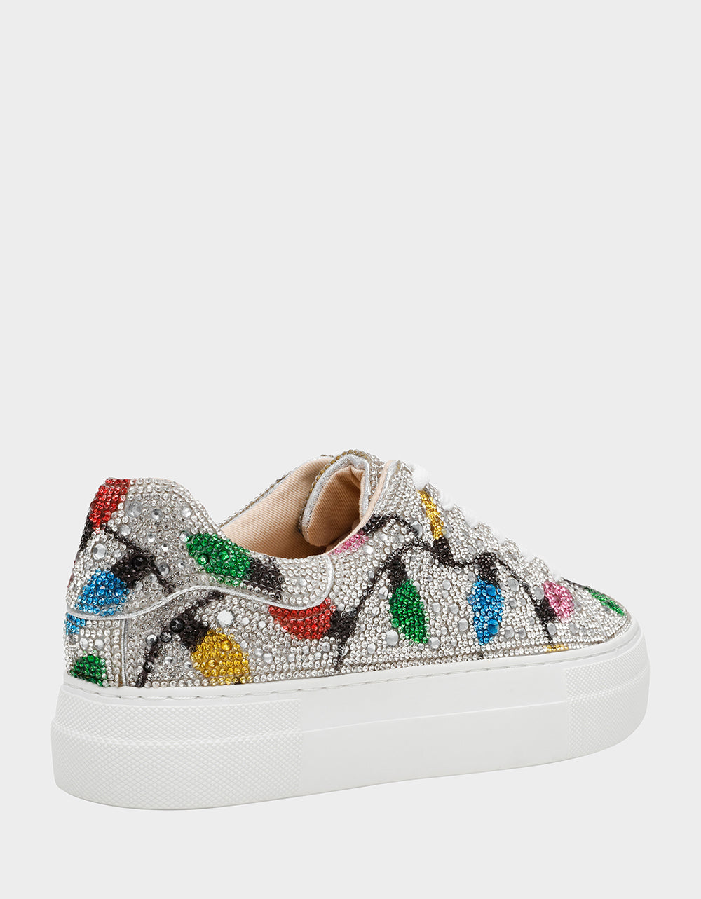 SIDNY MULTI LIGHTS Women's Christmas Lights Sneaker | Betsey Johnson Classic