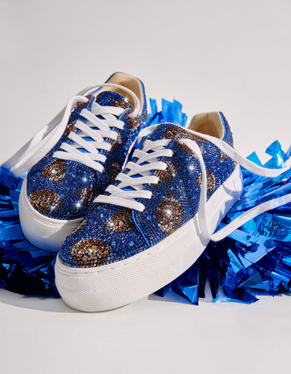 SIDNY BLUE FOOTBALL Women's Football Sneaker | Betsey Johnson Classic