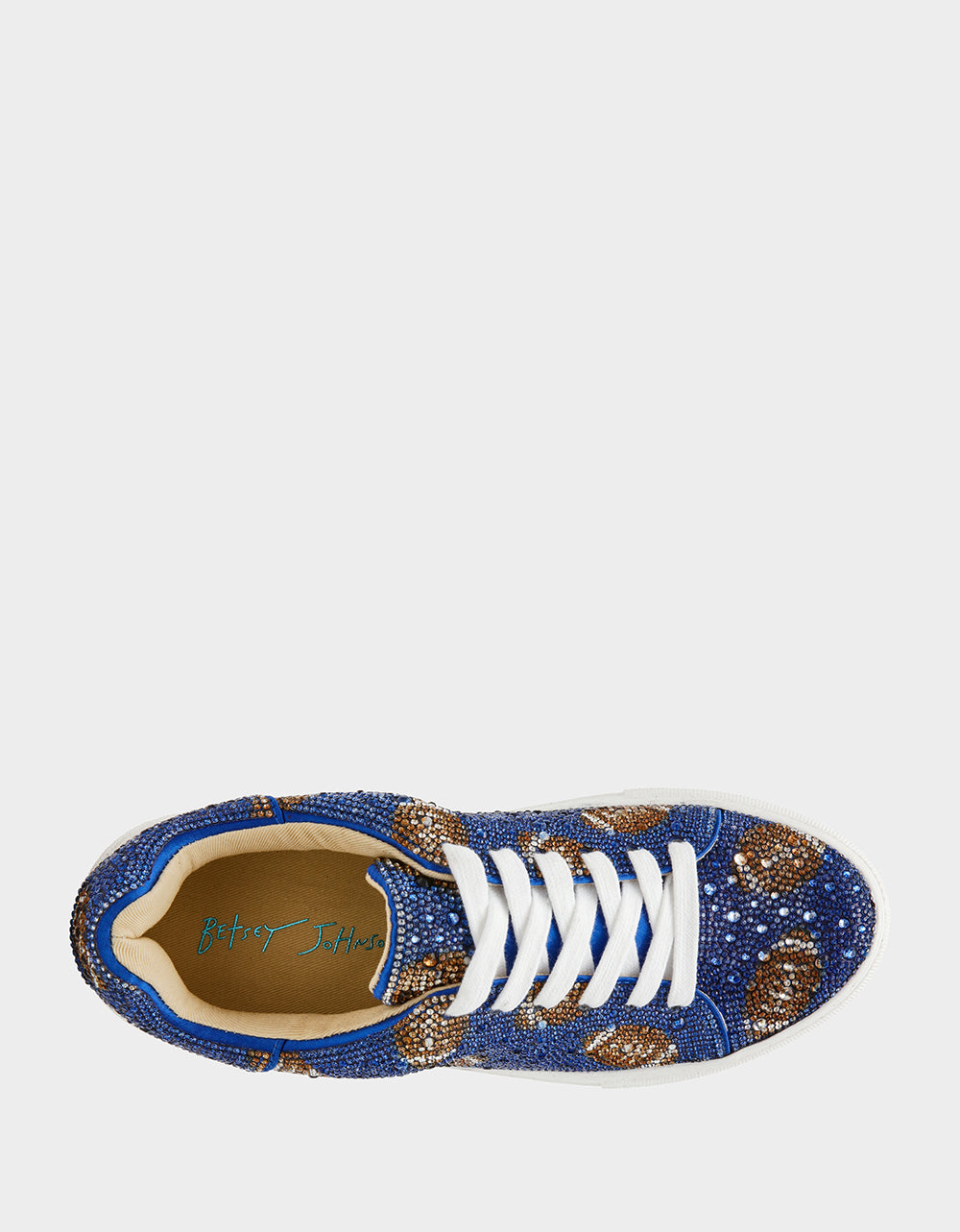SIDNY BLUE FOOTBALL Women's Football Sneaker | Betsey Johnson Classic