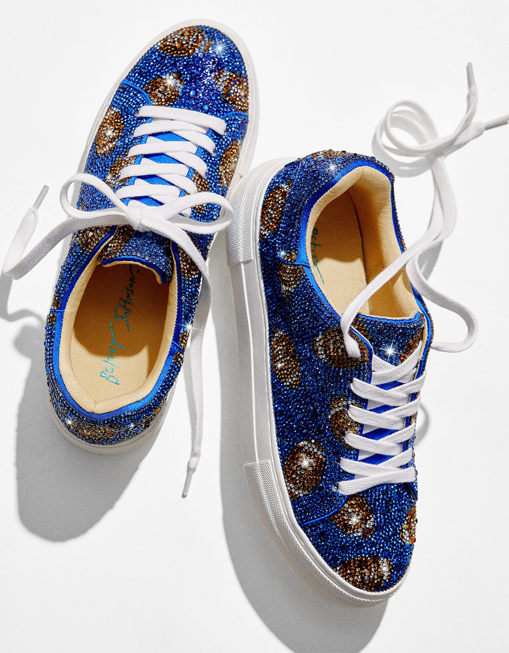 SIDNY BLUE FOOTBALL Women's Football Sneaker | Betsey Johnson Classic