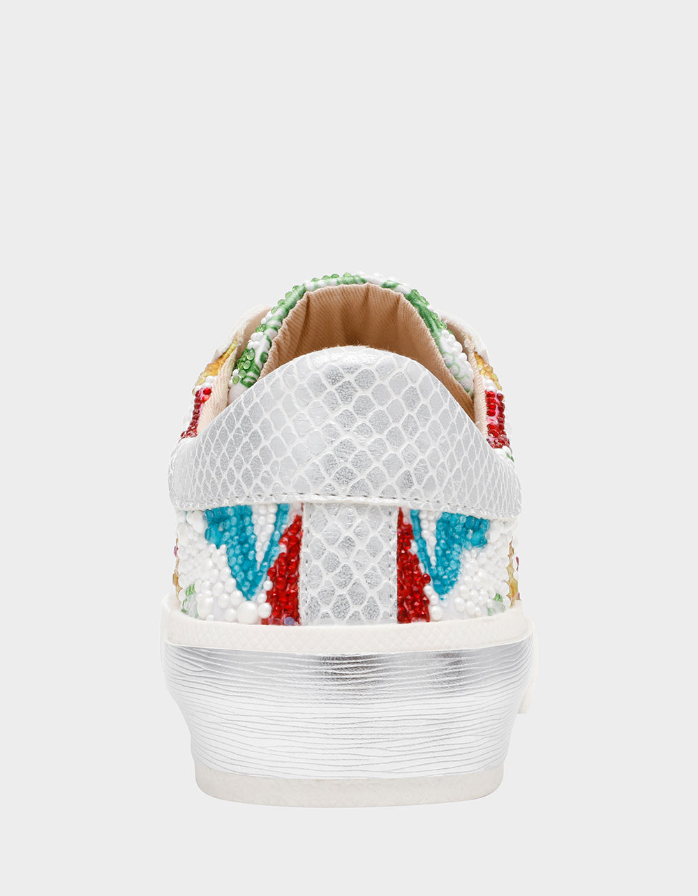 DAMON BRIGHT MULTI Women's Multicolor Floral Sneaker | Betsey Johnson New