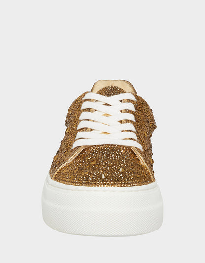 SB-SIDNY GOLD Rhinestone Shoes | Betsey Johnson Exclusive