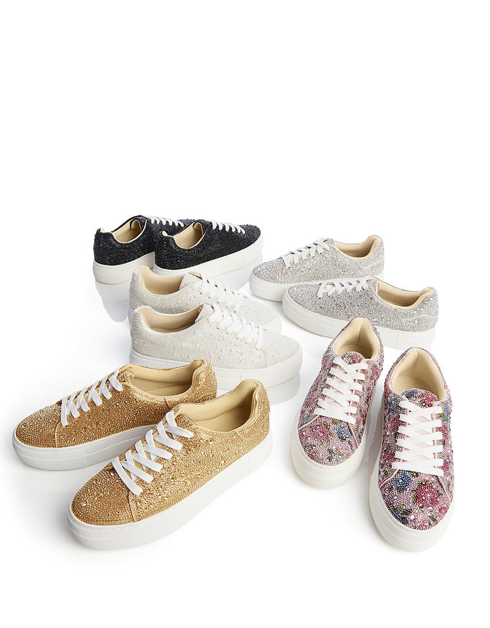 SB-SIDNY GOLD Rhinestone Shoes | Betsey Johnson Exclusive