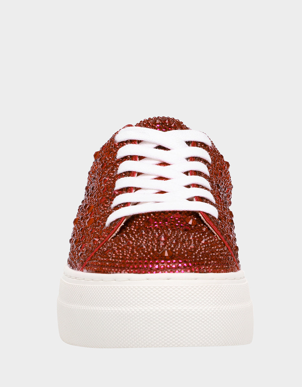 SIDNY RED Rhinestone Sneaker | Betsey Johnson Great Value