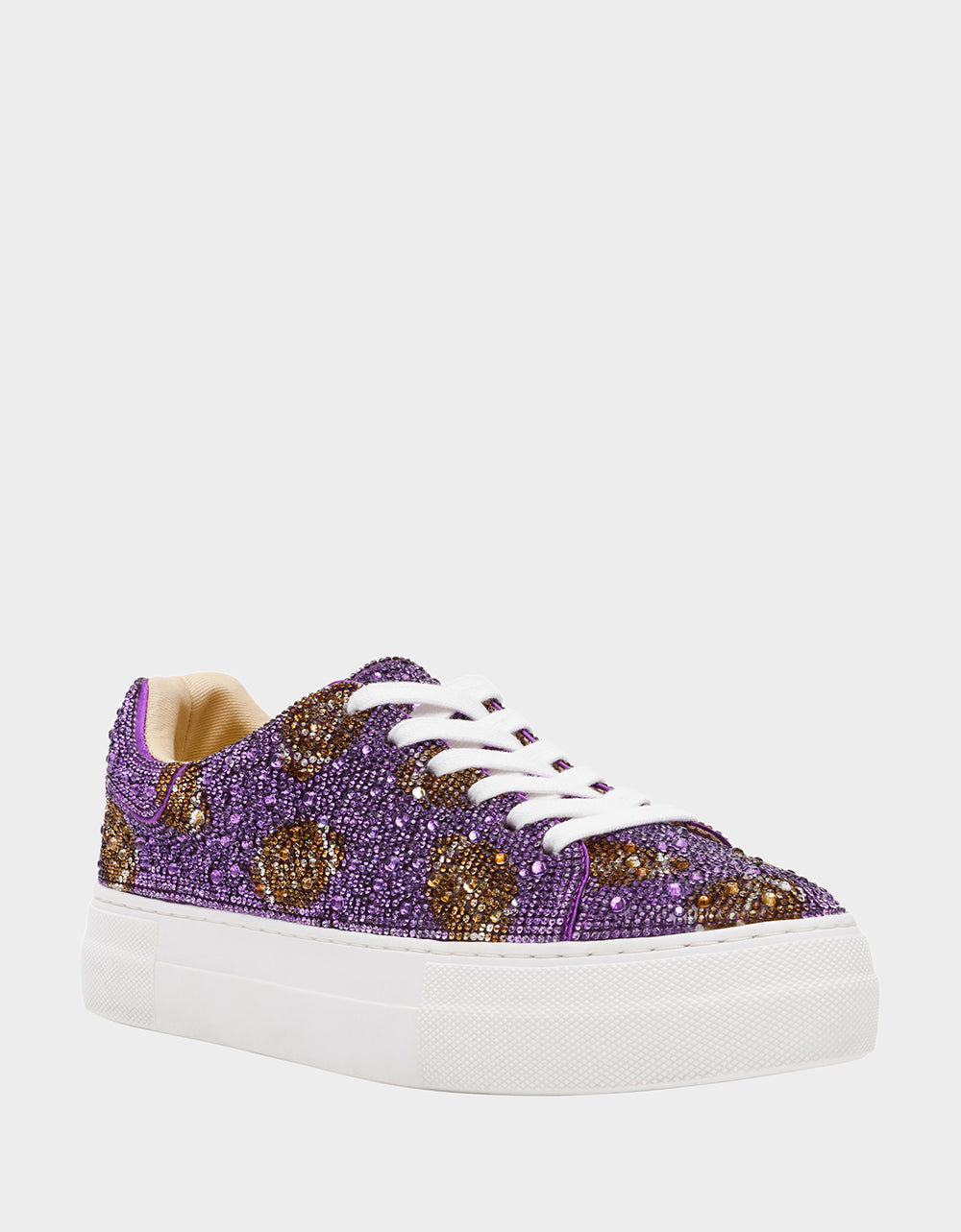 SIDNY PURPLE FOOTBALL Women's Football Sneaker | Betsey Johnson Featured