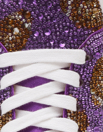 SIDNY PURPLE FOOTBALL Women's Football Sneaker | Betsey Johnson Featured