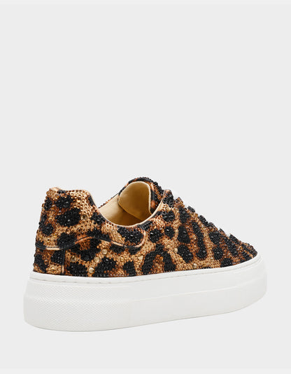 SIDNY LEOPARD Women's Leopard Sneaker | Betsey Johnson Smart Buy