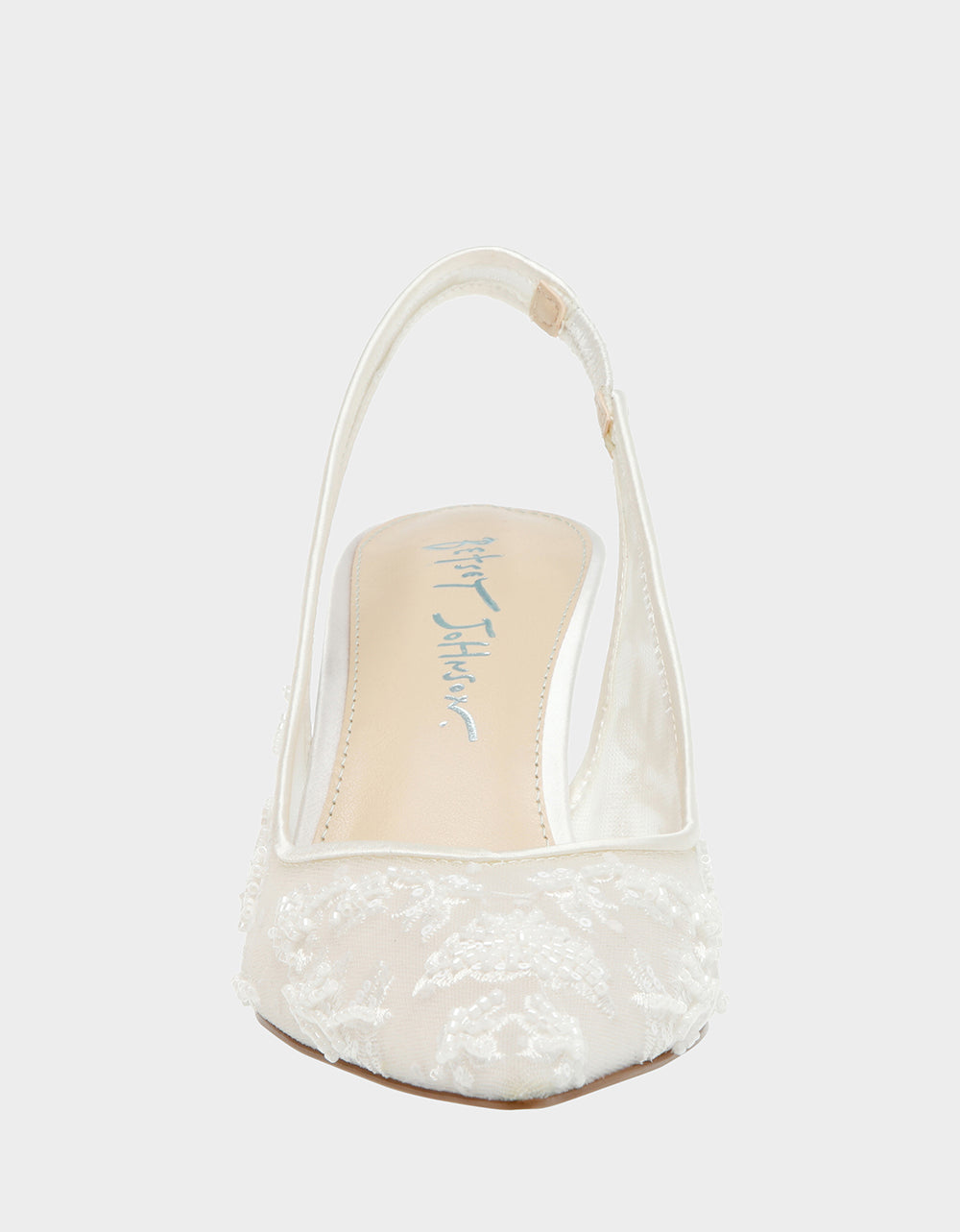 NIKKI IVORY Slingback Heels | Betsey Johnson Great Value