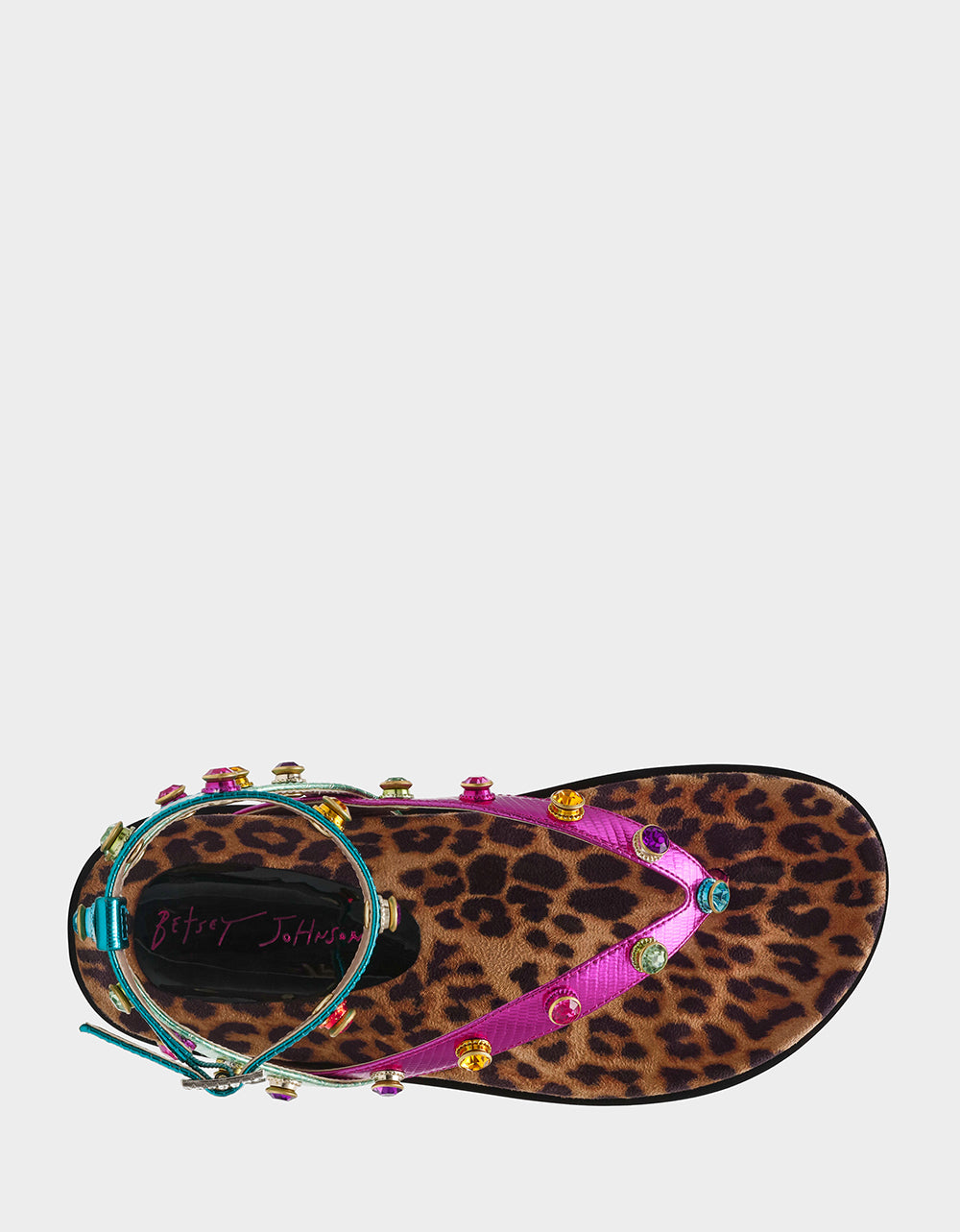 CONLEY METALLIC MULTI Strappy Flatform Sandal | Betsey Johnson Great Value