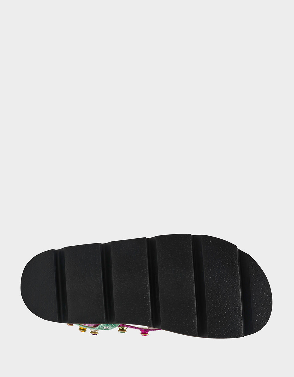 CONLEY METALLIC MULTI Strappy Flatform Sandal | Betsey Johnson Great Value