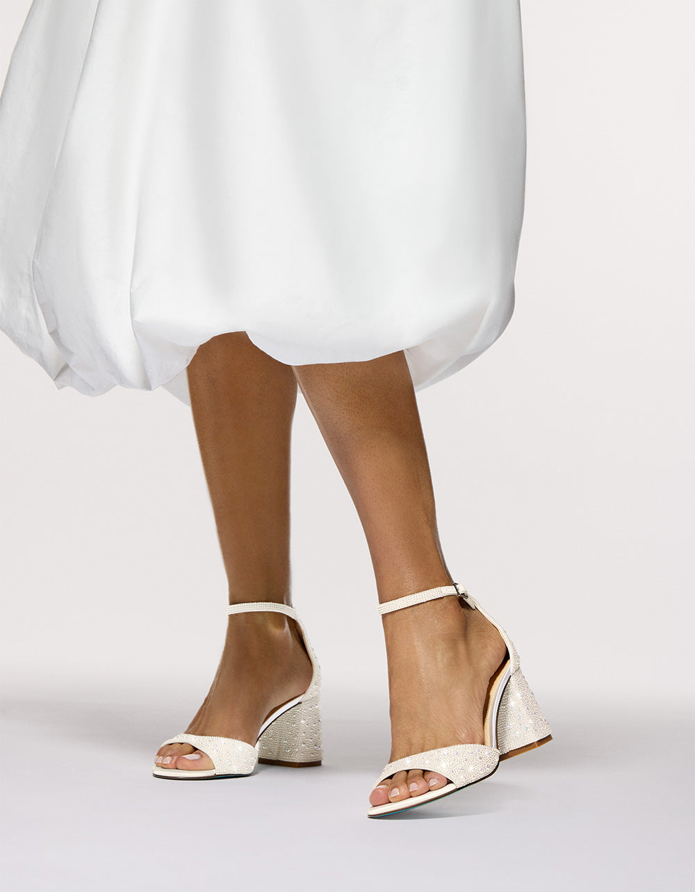 KAMI PEARL Block Heel Open Toe Women's Heel | Betsey Johnson Featured