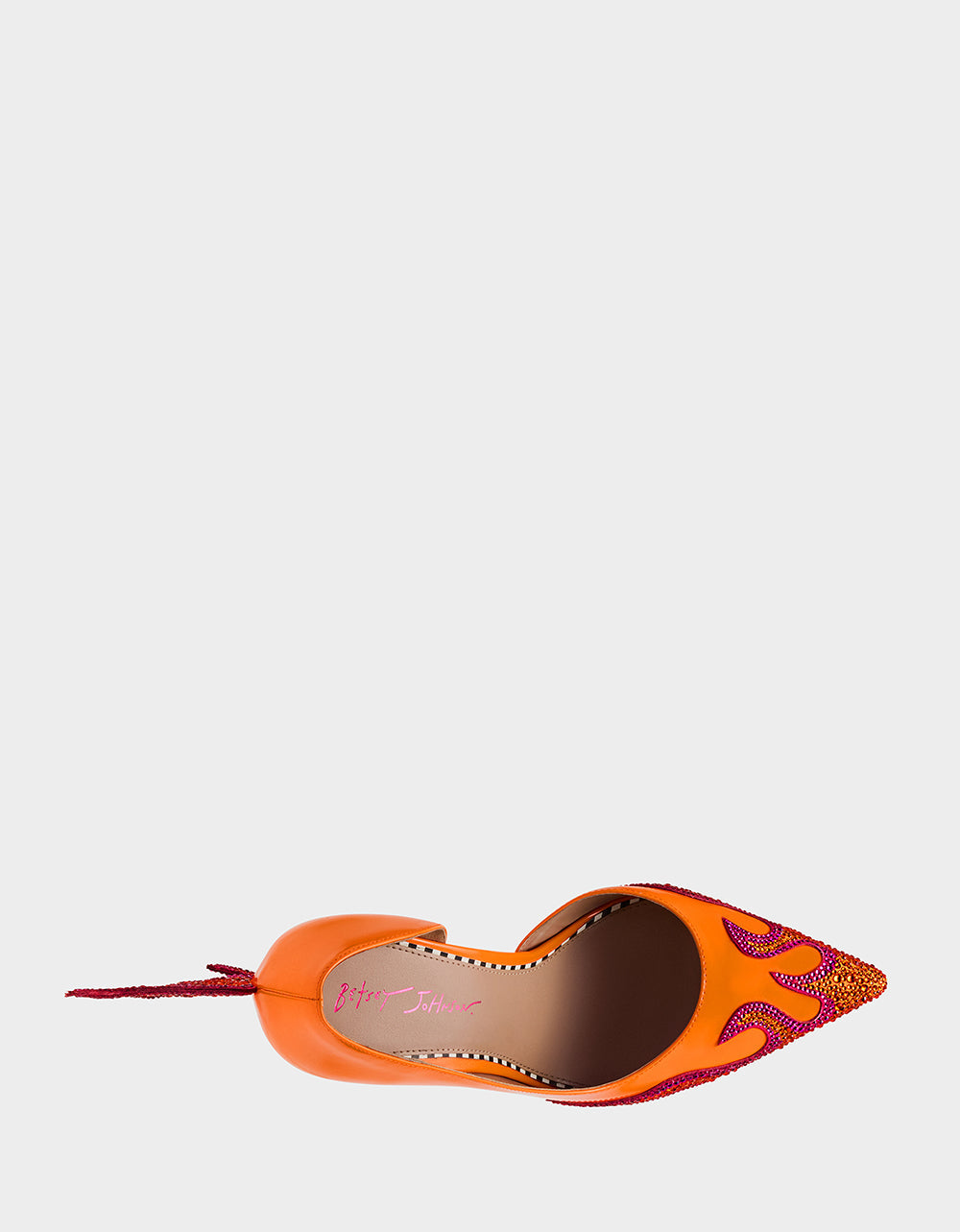 PHOENIX ORANGE MULTI Pointed-Toe Pump Women's Heel | Betsey Johnson Popular