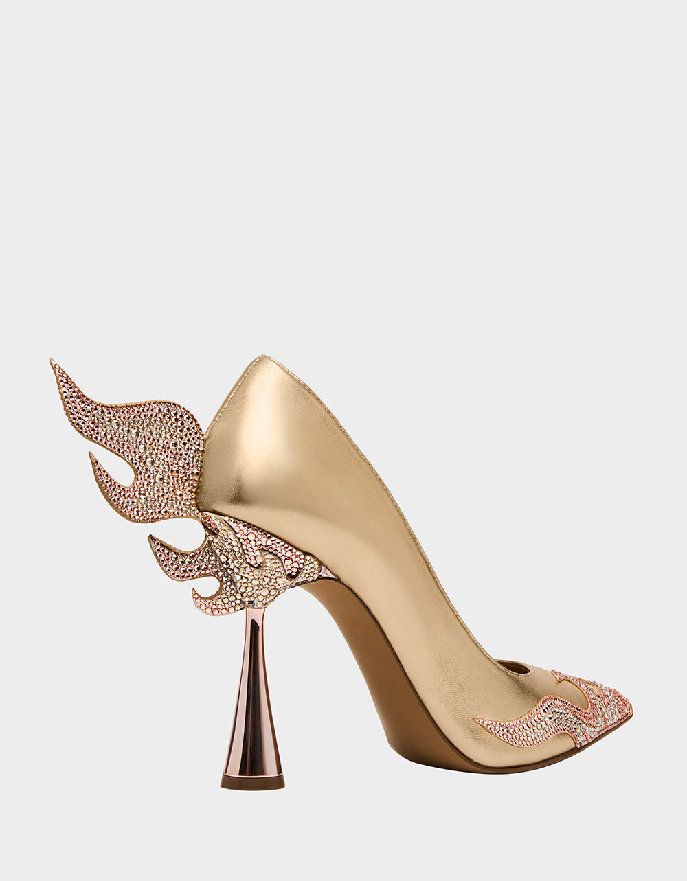 PHOENIX METAL MULTI Pointed-Toe Pump Women's Heel | Betsey Johnson Discount