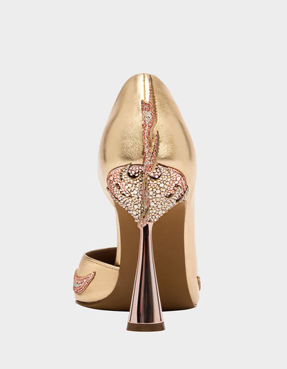 PHOENIX METAL MULTI Pointed-Toe Pump Women's Heel | Betsey Johnson Discount