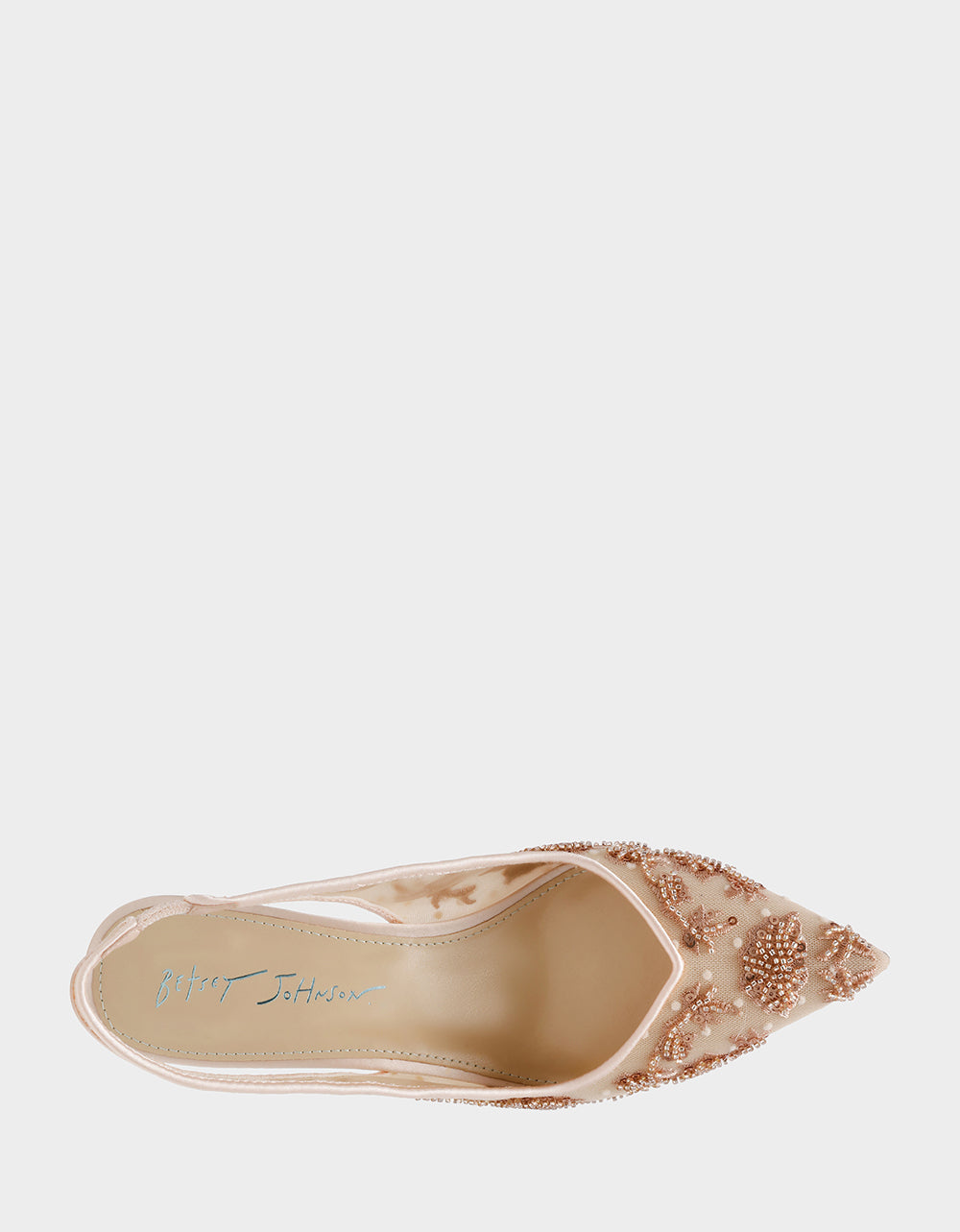 NIKKI BLUSH Slingback Pointed Toe Women's Heels | Betsey Johnson Essential