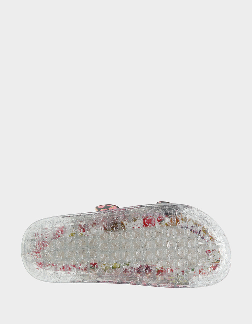LANDIN BLACK MULTI Jelly Flatform Women's Sandal | Betsey Johnson Signature