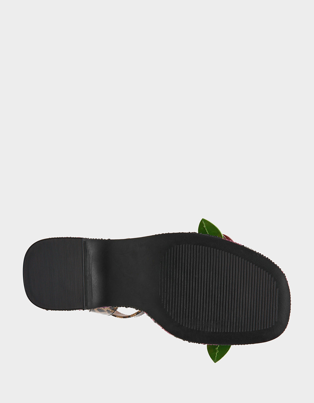 LIZZETE Black Rose Platform Flowers Embellished Women's Wedge Heel | Betsey Johnson Discount