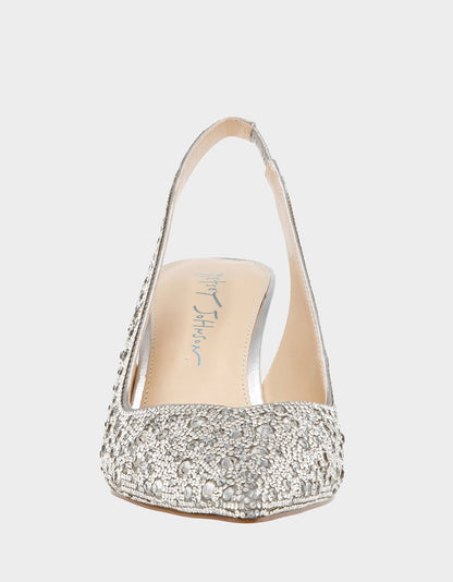CLARK SILVER Pumps | Betsey Johnson Popular