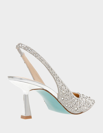 CLARK SILVER Pumps | Betsey Johnson Popular