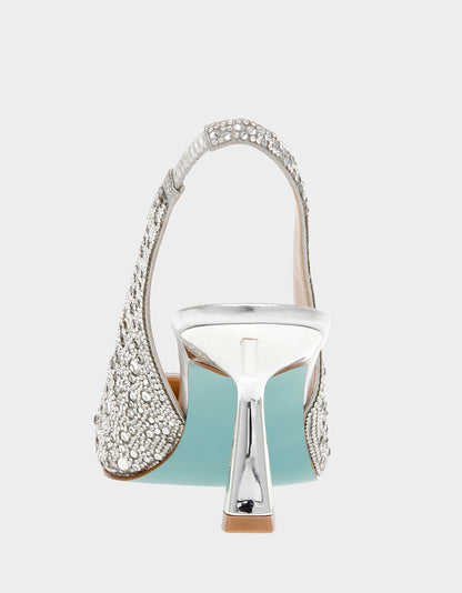 CLARK SILVER Pumps | Betsey Johnson Popular